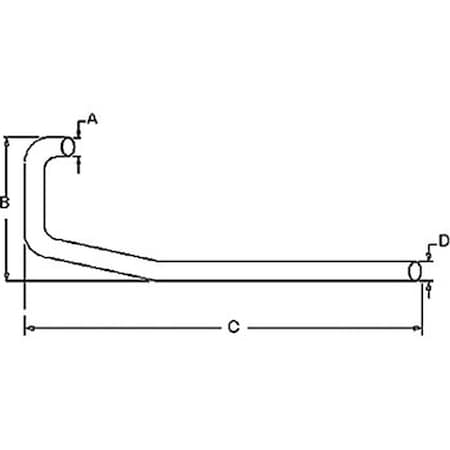 Aftermarket ANAA5255D Exhaust Pipe  Fits FordNew Holland A-NAA5255D-AI